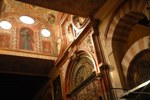 Chapel west wall of Cordoba Mosque - Abd al-Rahman I section
