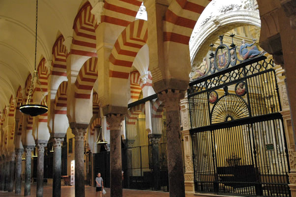 Chapels east wall of Great Mosque of Cordoba