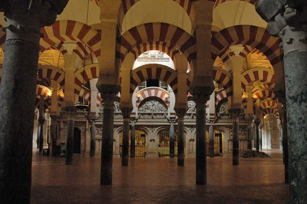 Back side of Cordoba Cathedral within the Great Mosque of Cordoba