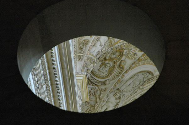 Cordoba Mosque-Cathedral's Italian renaissance ceiling above the choir.