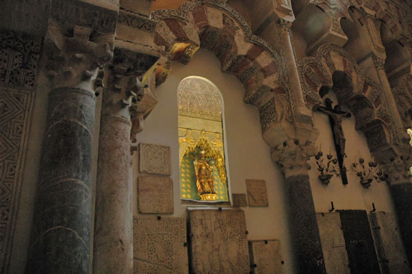 Altar in Villaviciosa Chapel of Cordoba's mosque-cathedral