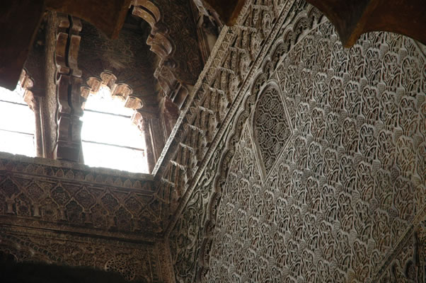 Mudejar decoration of Royal Chapel  in Cordoba Mosque
