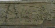 Relief of Iberian warriors on Chariots (Cordoba Archeological Museum of Cordoba)