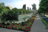 Another pretty photo of fountains and flowers in Alcazar de los Reyes Catolicos