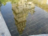 Reflecting pool in fountain