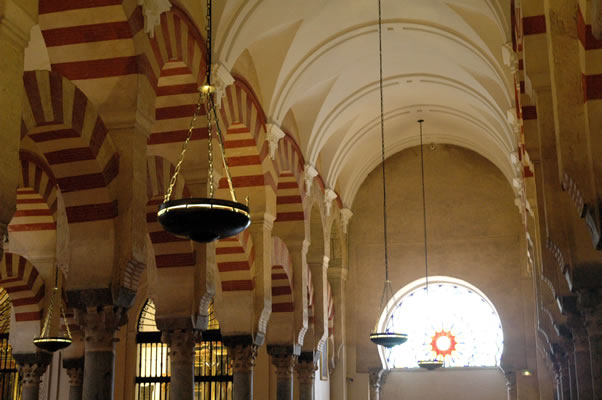 Window near exit of Cordoba Mosque